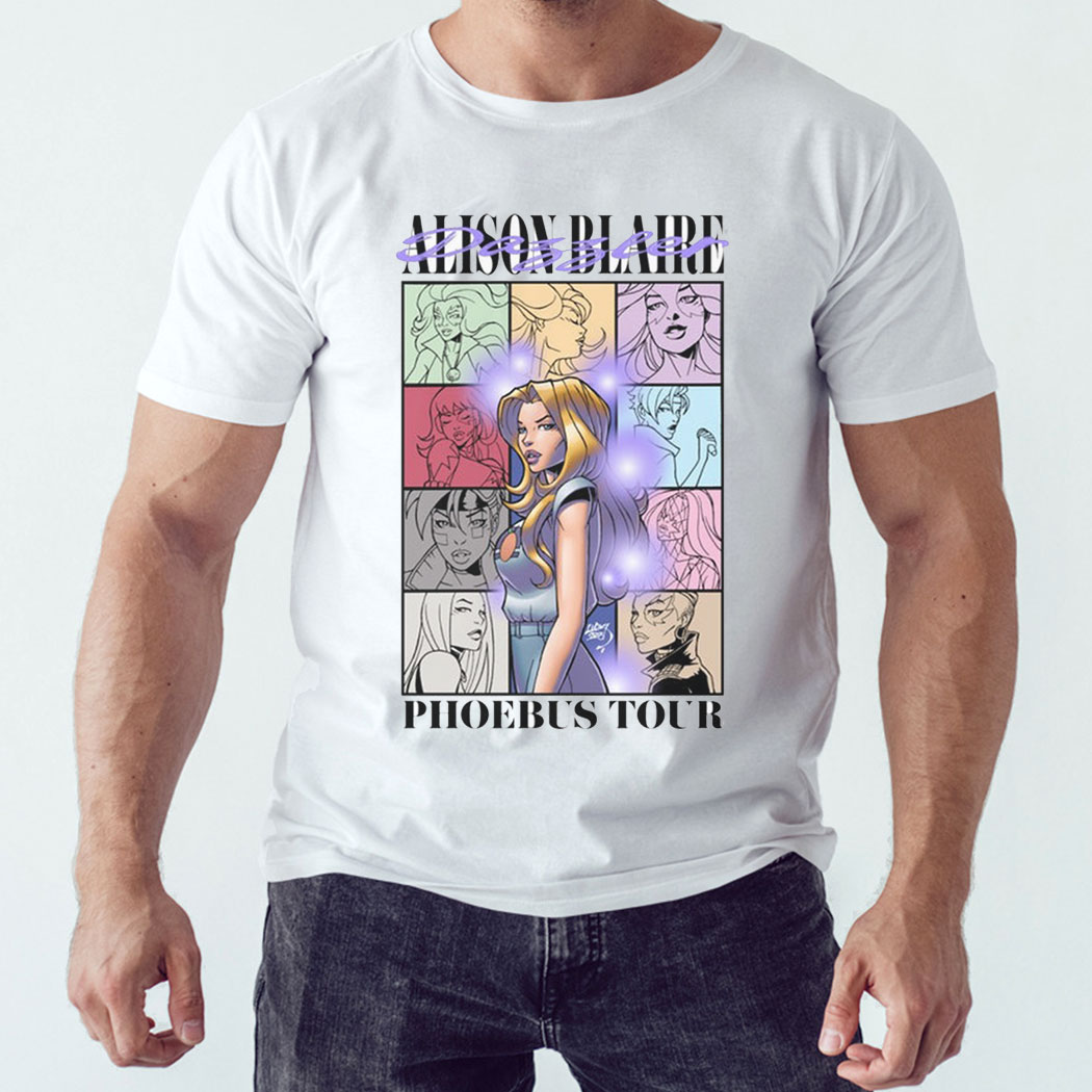 Dazzler Eras Alison Blaire Phoebus Tour Shirt