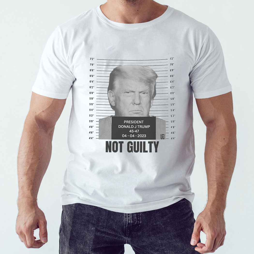 Donald Trump Mugshot Not Guilty Tee Shirt