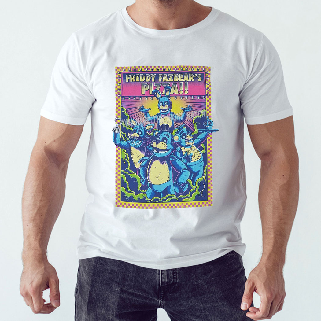 Five Nights At Freddy’s Neon Group T-shirt