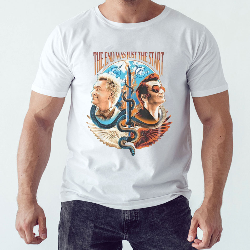 Good Omens Move Comic The End Was Just The Start Shirt