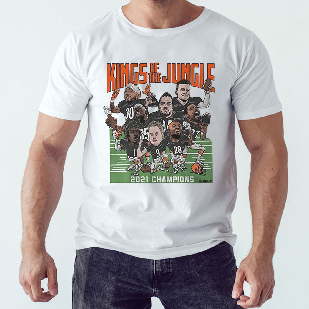 Kings Of The Jungle Cincinnati Bengals Caricatures Shirt
