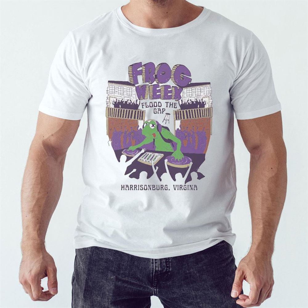 Official Frog Week 2023 Flood The Gap Harrisonburg Virginia Shirt Hoodie