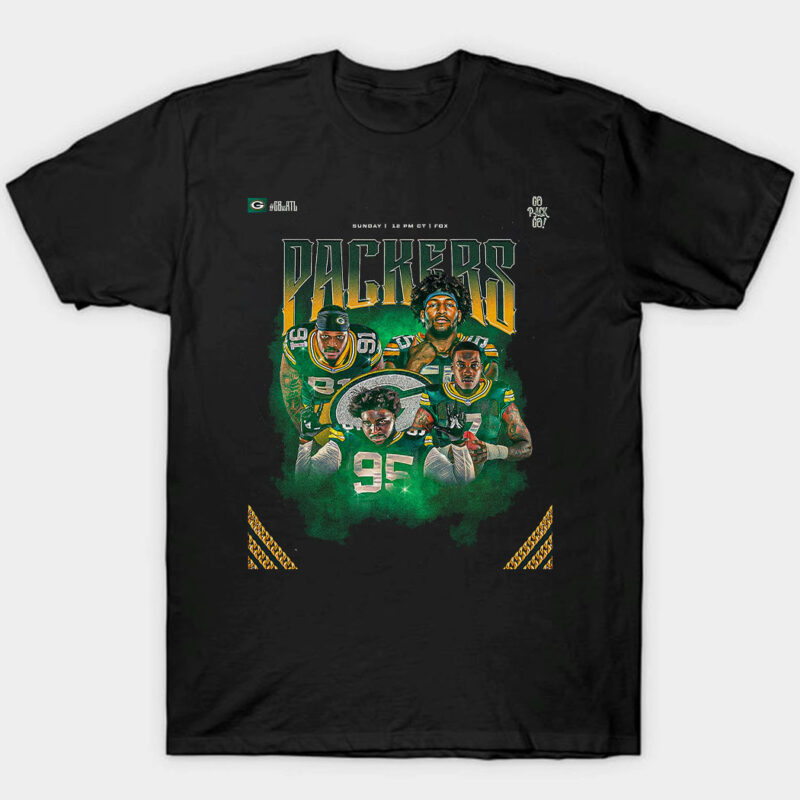 Go Pack Go Green Bay Packers Down in Atlanta 2023 Shirt