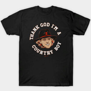 1 Thank God Im A Country Boy Shirt GUNNAR HENDERSON Baltimore