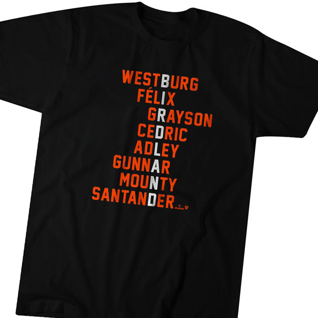 Baltimore Birdland Names Shirt