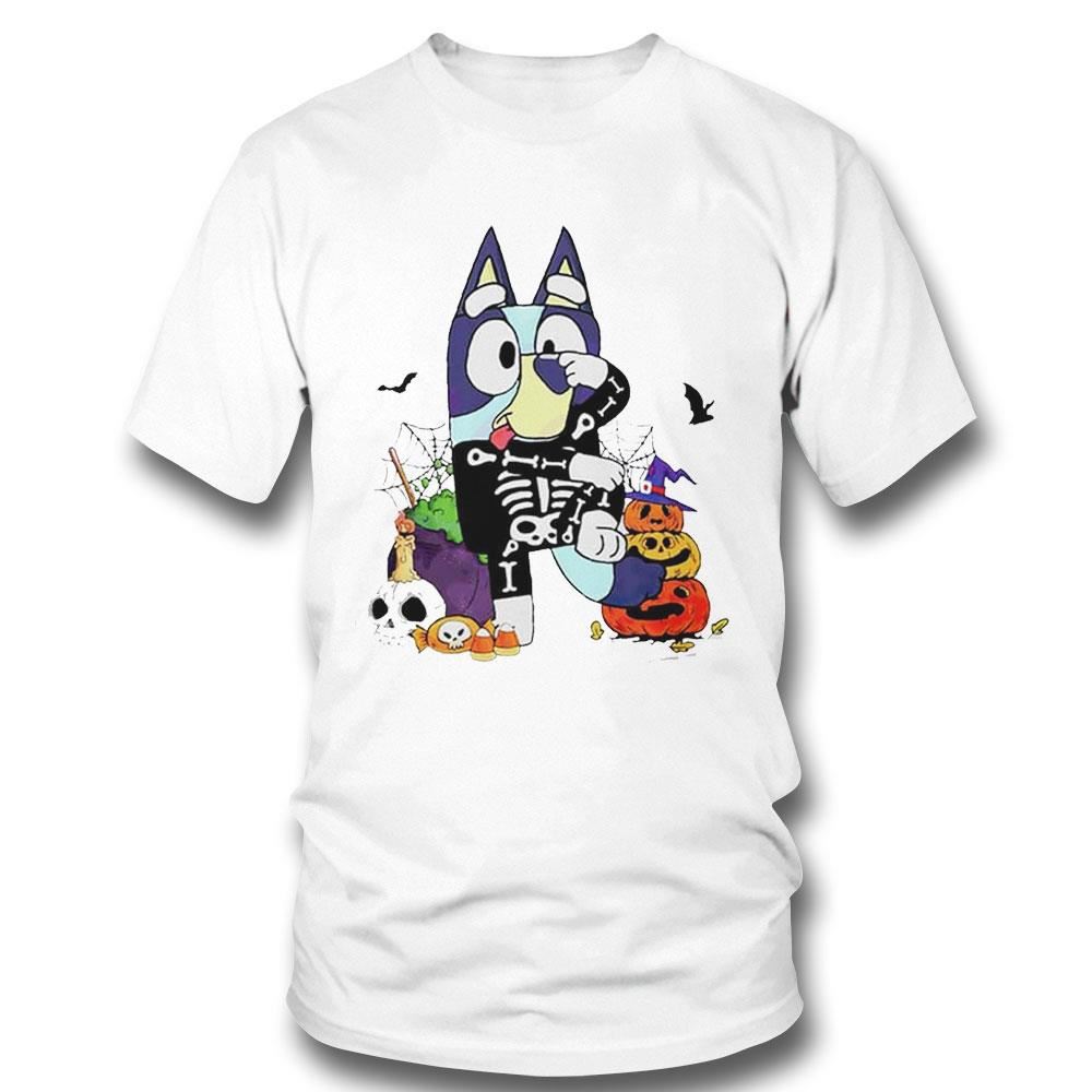 Bluey Skeleton Halloween Shirt