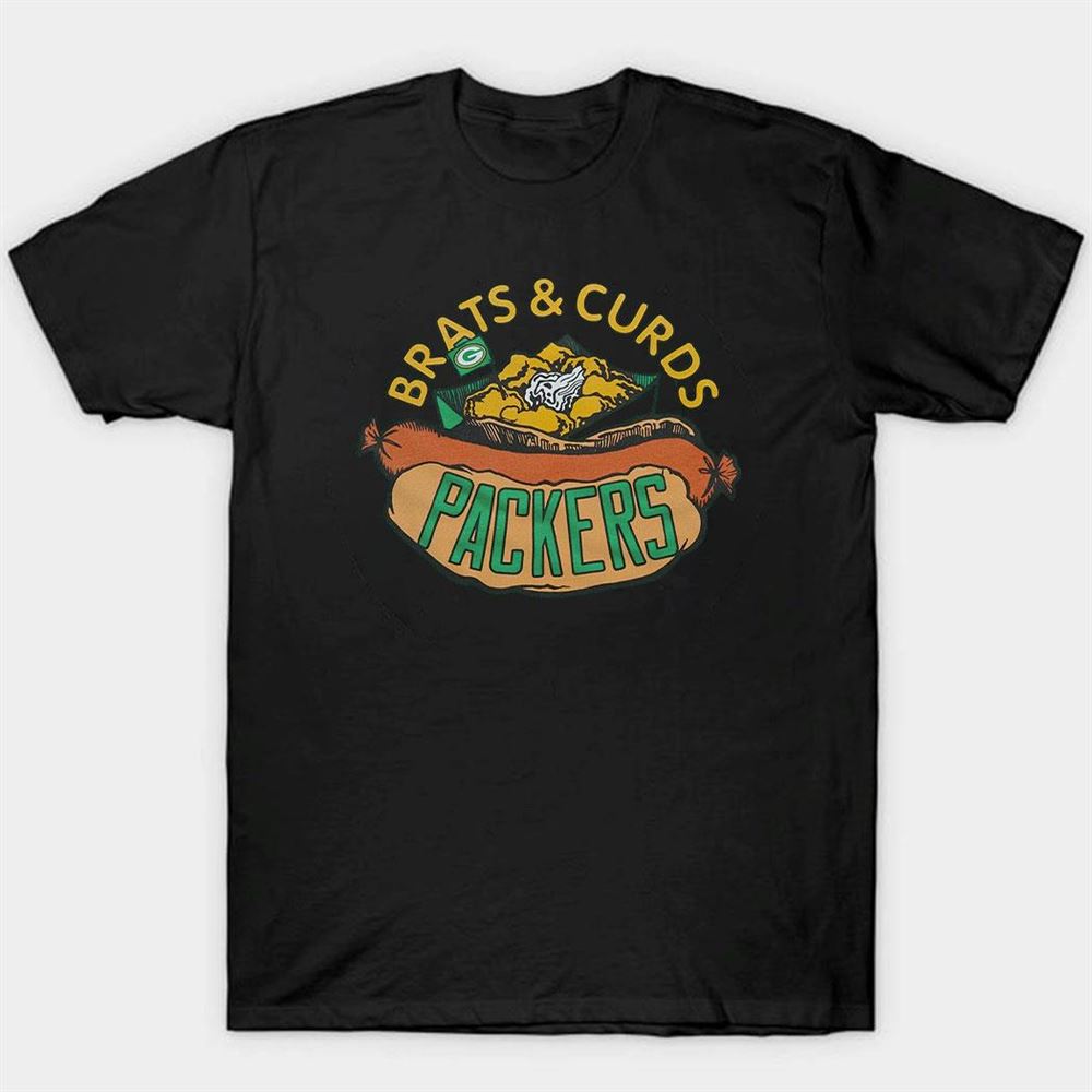 Brats Curds Packers Shirt Nfl X Flavortown Green Bay Packers