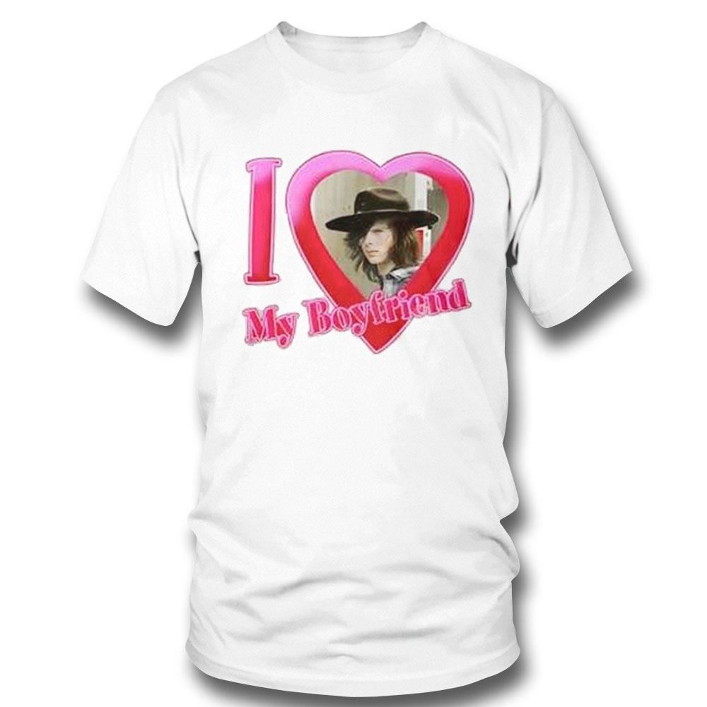 I Love My Boyfriend Carl Grimes Shirt Ladies Tee