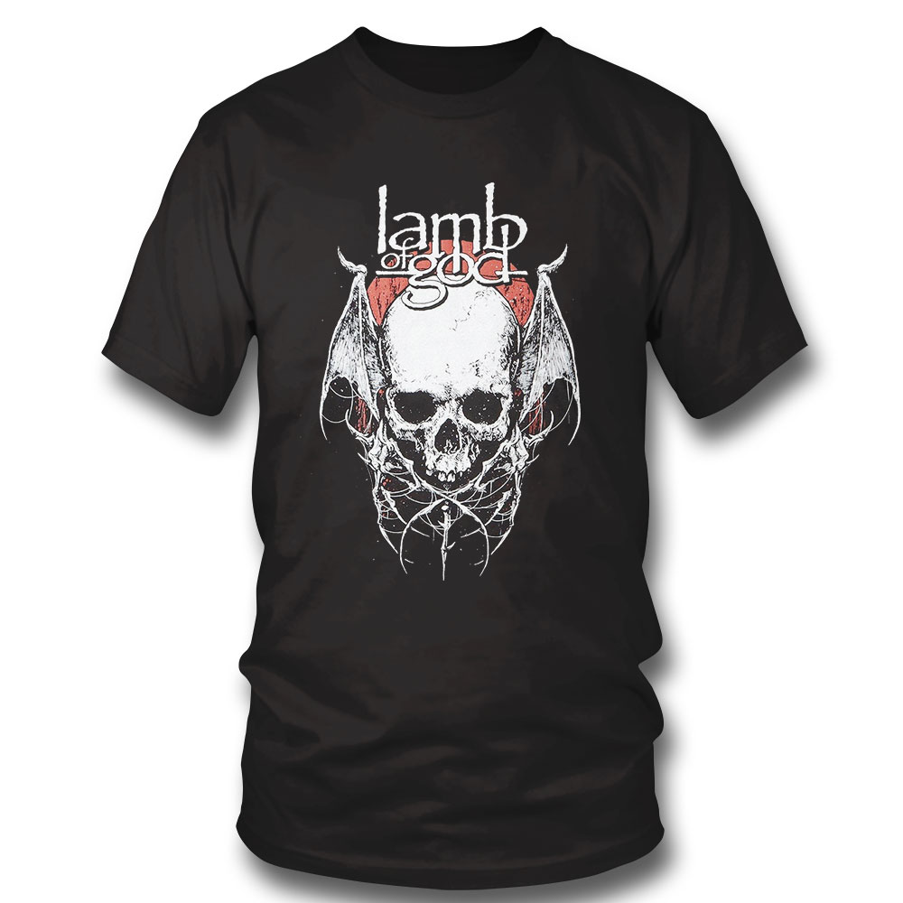 Lamb Of God Winged Skull Halloween T-shirt