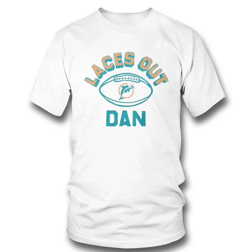 Miami Dolphins Laces Out Dan T-shirt