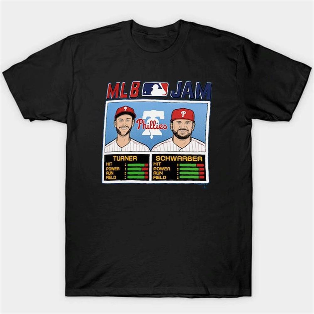 Mlb Jam Trea Turner Kyle Schwarber Philadelphia Phillies Homage Shirt