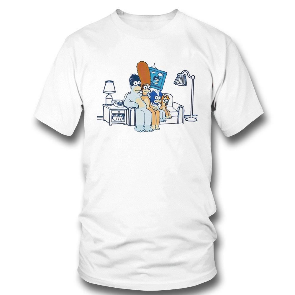 The Heelers Bluey X The Simpsons Shirt