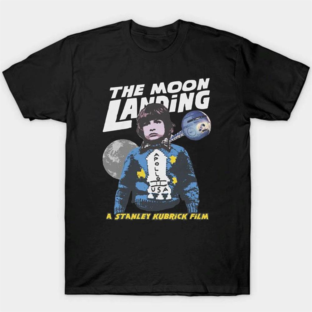 The Moon Landin Stankey Kubrick Film T-shirt