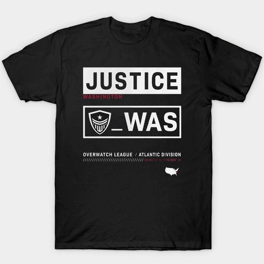 Washington Justice Overwatch League Atlantic Division Shirt