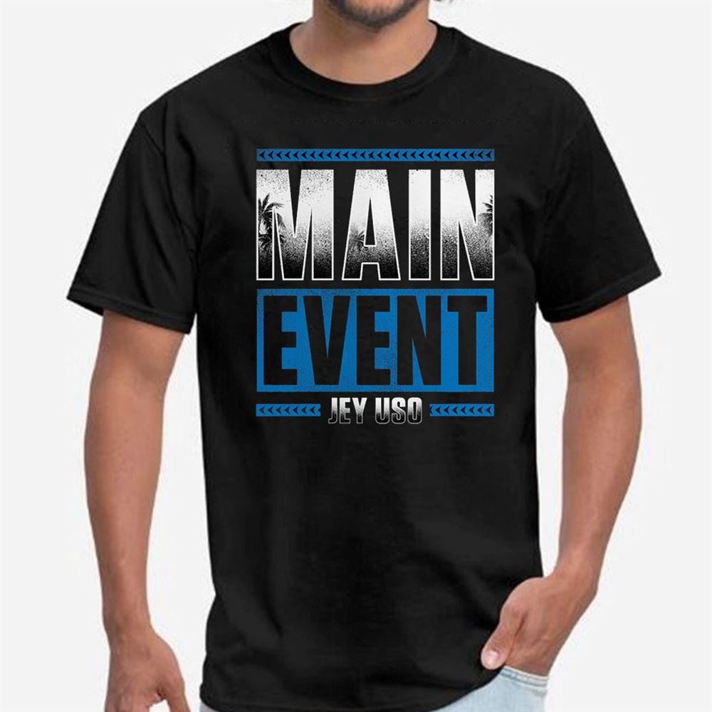 Jey Uso Main Event Tee Longsleeve Shirt Wwe