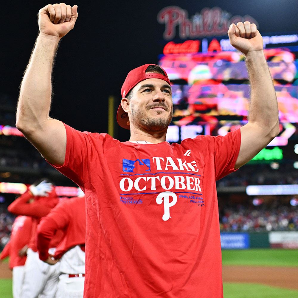 Philadelphia Phillies Take October Playoffs Postseason 2023 Shirt Ladies Tee