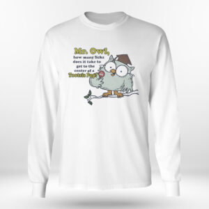 4 Tootsie Pop Mr Owl Shirt