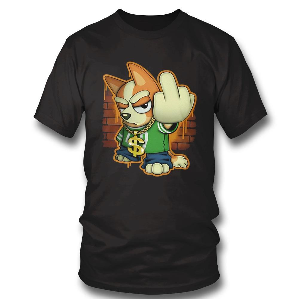 Bluey Blingo Gang Middle Finger Shirt Bluey Blingo Gang Middle Finger Shirt
