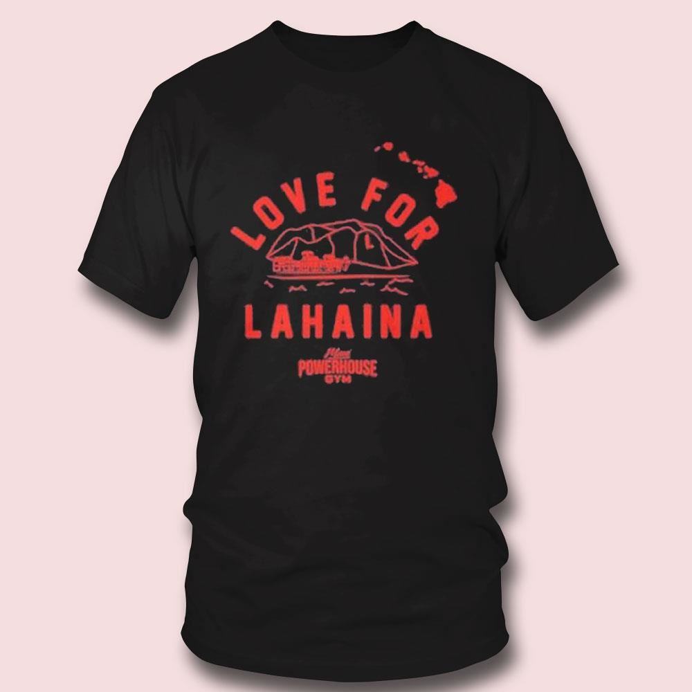 Carlos Penavega Love For Lahaina Maui Powerhouse Gym Tee Longsleeve Shirt Carlos Penavega Love For Lahaina Maui Powerhouse Gym Tee Longsleeve Shirt