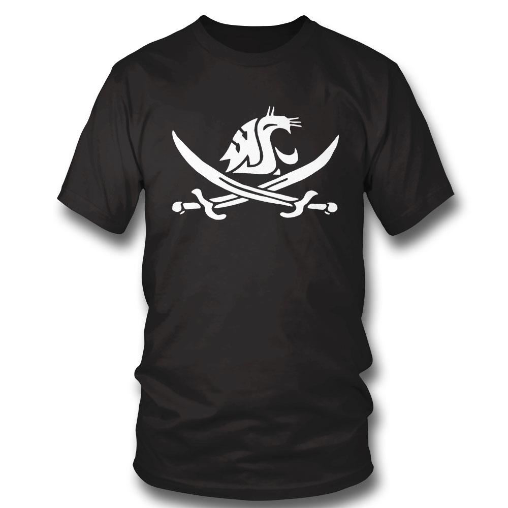 Coach Mike Leach Tribute Wsu Pirate Swing Your Sword Flag Shirt