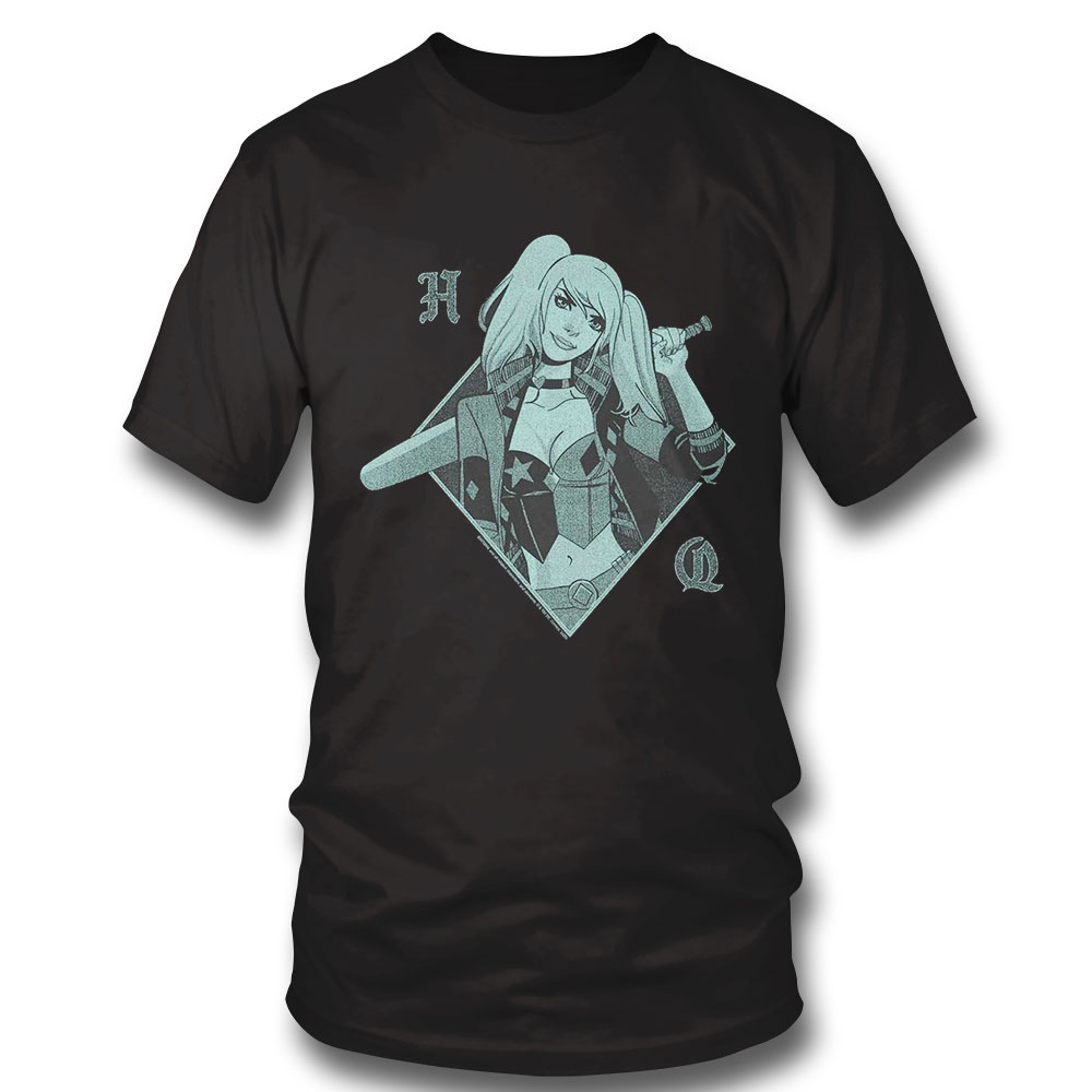 Dc Batman Gotham Slugger Harley Quinn Shirt