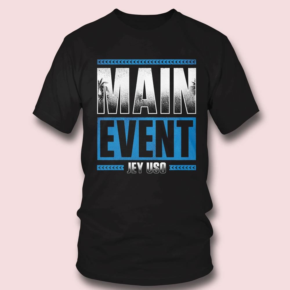 Jey Uso Main Event Tee Longsleeve Shirt Wwe