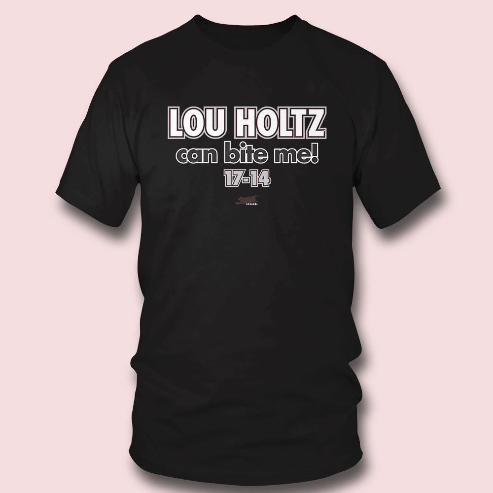 Lou Holtz Can Bite Me Shirt For Ohio State College Fans
