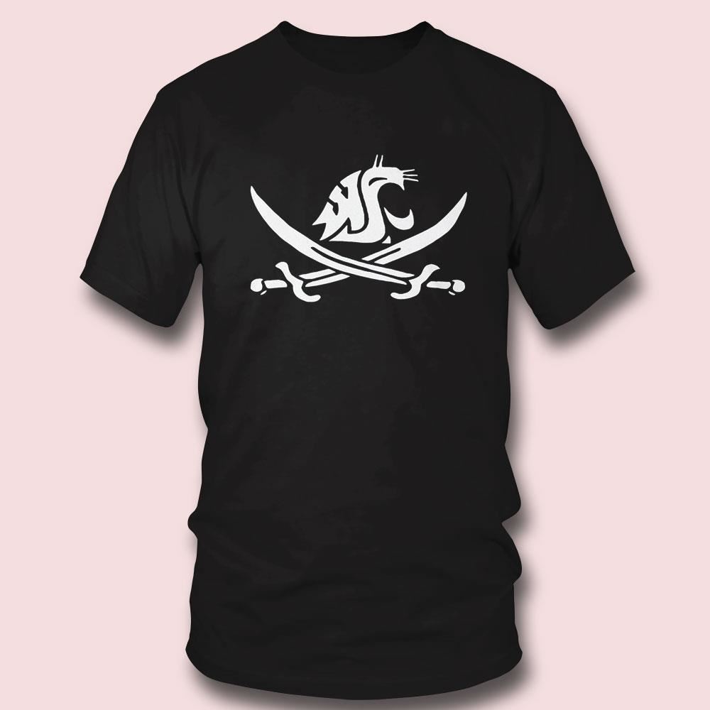 Mike Leach Swing Your Sword Wsu Pirate Tee Longsleeve Shirt