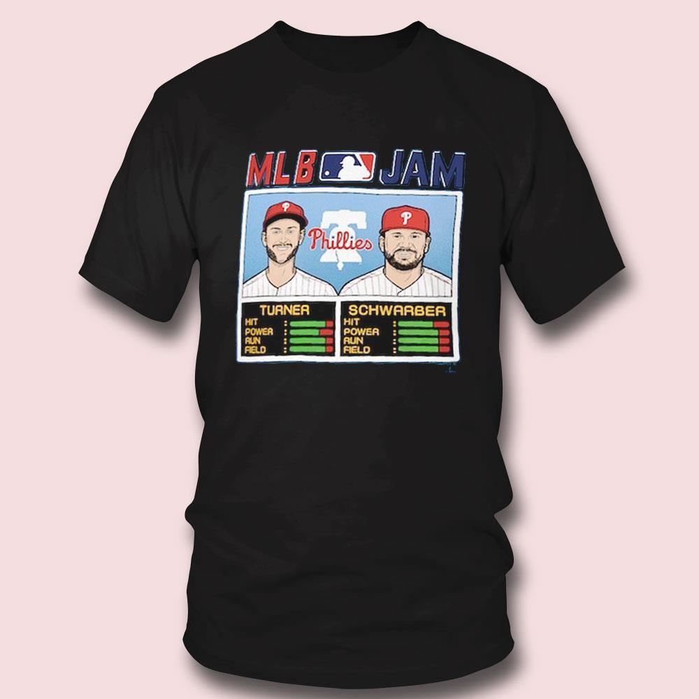 Mlb Jam Trea Turner Kyle Schwarber Philadelphia Phillies Homage Shirt