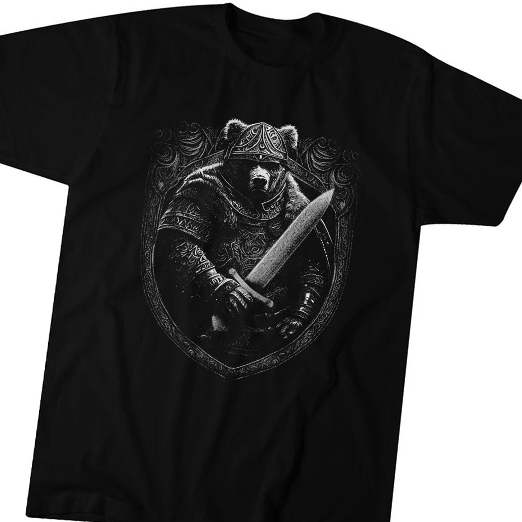 Norse Berserk Bear Warrior Odin’s Runes Norse Compass Valhalla Viking Shirt