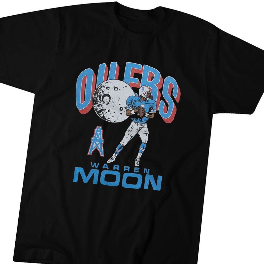 Oilers Football Warren Moon Shirt