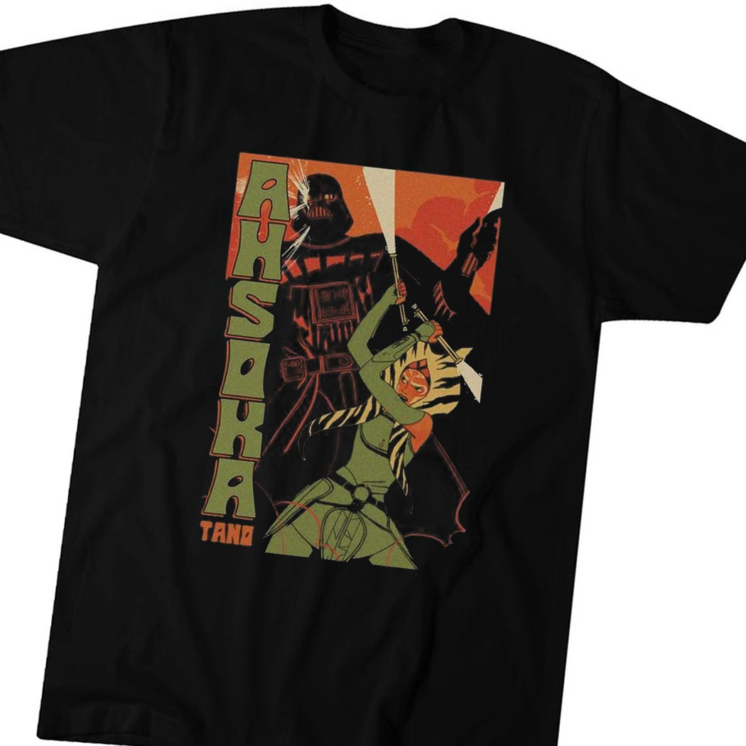 Star Wars Ahsoka Darth Vader Comic Shirt