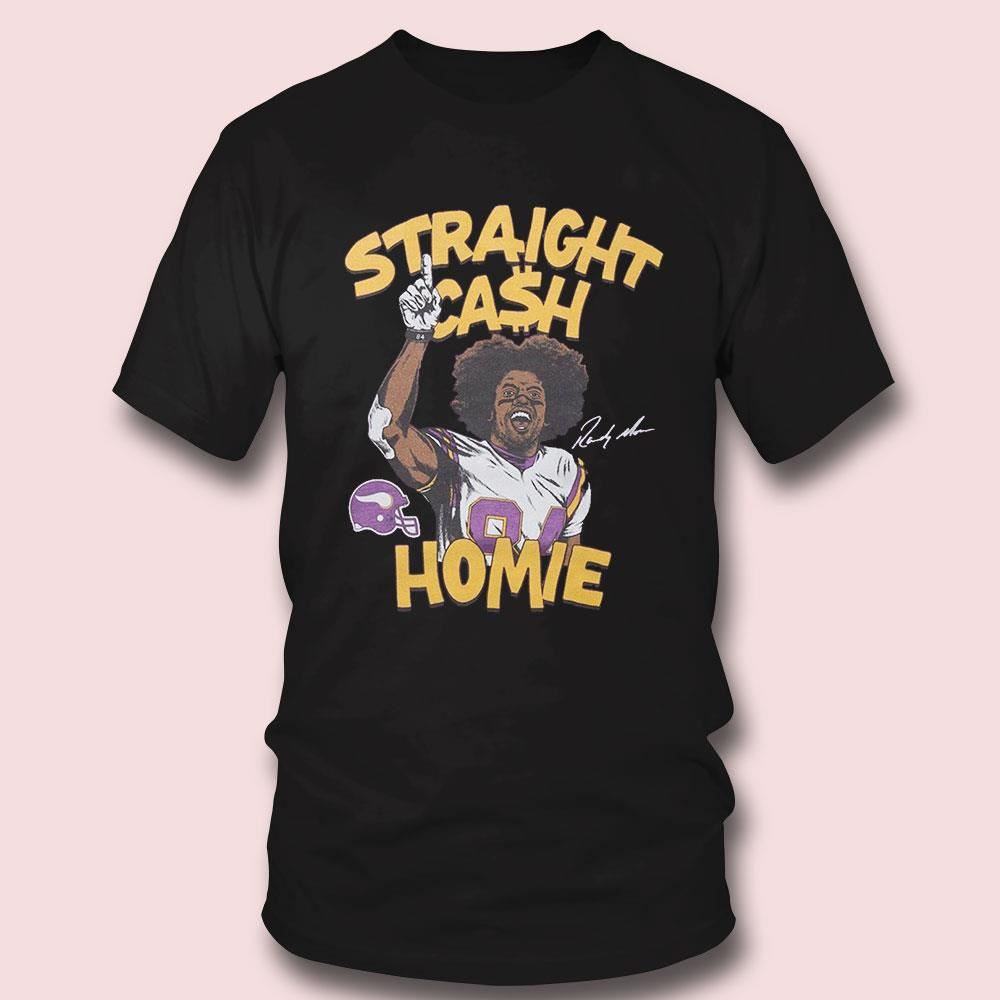 Straight Cash Homie Minnesota Vikings Randy Moss Signature Shirt
