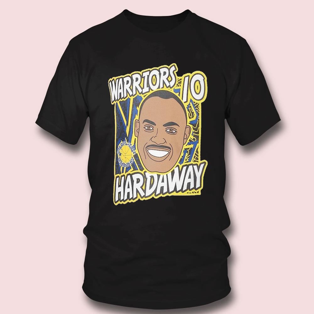 Tim Hardaway Golden State Warriors Mitchell And Ness Hardwood King Of The Court Player Shirt