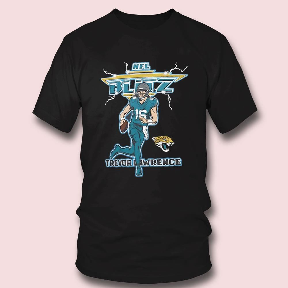 Trevor Lawrence Jacksonville Jaguars Homage Nfl Blitz Player Shirt