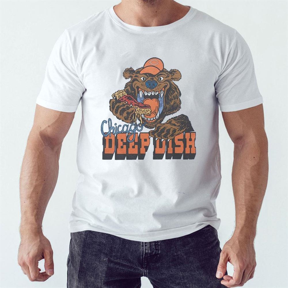 Chicago Deep Dish Chicago Bears Nfl X Flavortown T-shirt Chicago Deep Dish Chicago Bears Nfl X Flavortown T-shirt