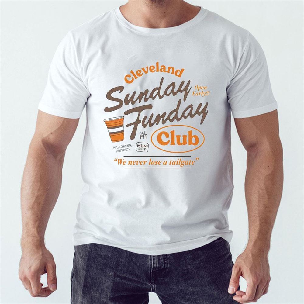 Cleveland Browns Sunday Funday Club Shirt