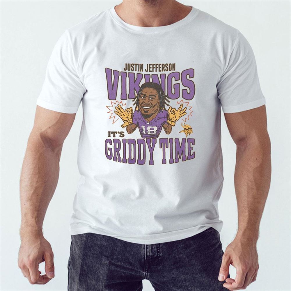 Minnesota Vikings Justin Jefferson Griddy Time Shirt