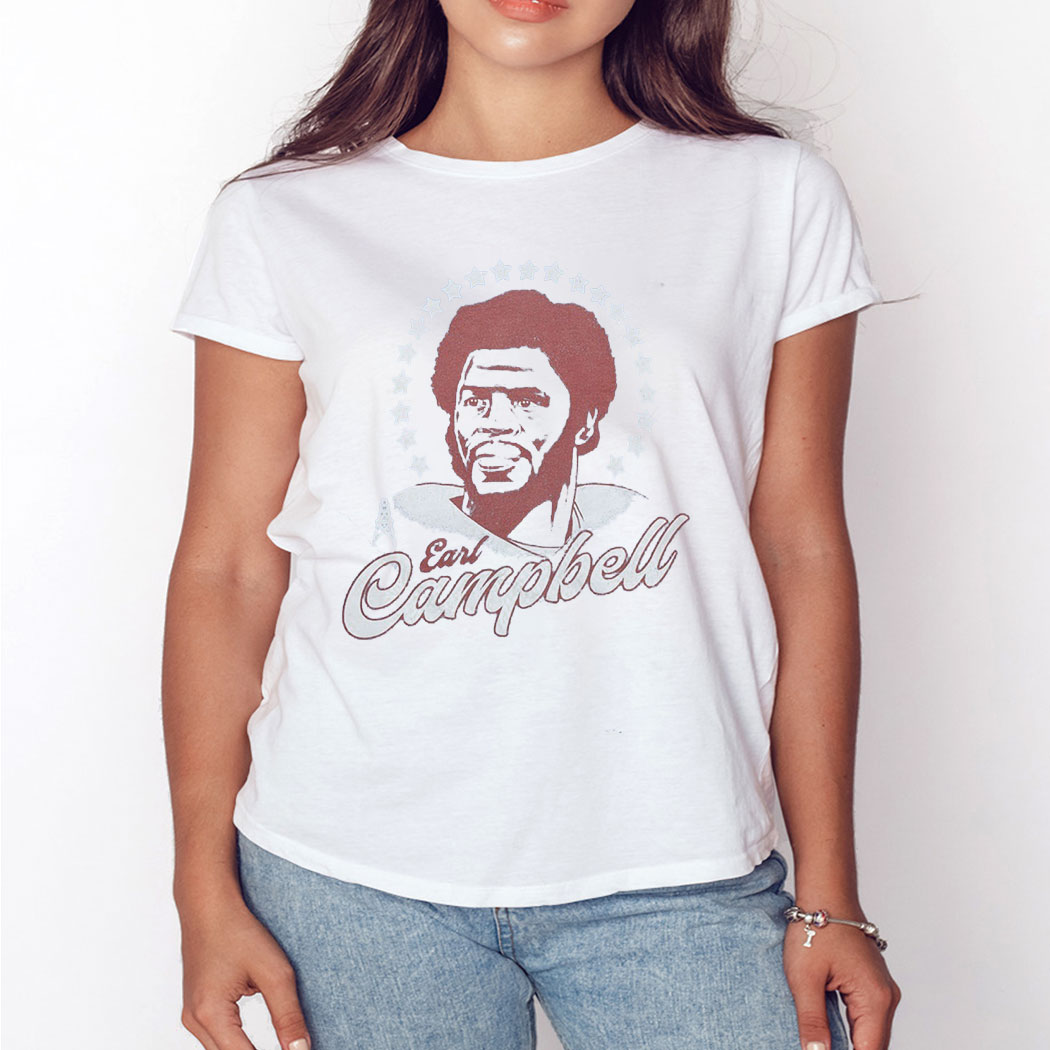 Oilers Football Earl Campbell Shirt Oilers Football Earl Campbell Shirt