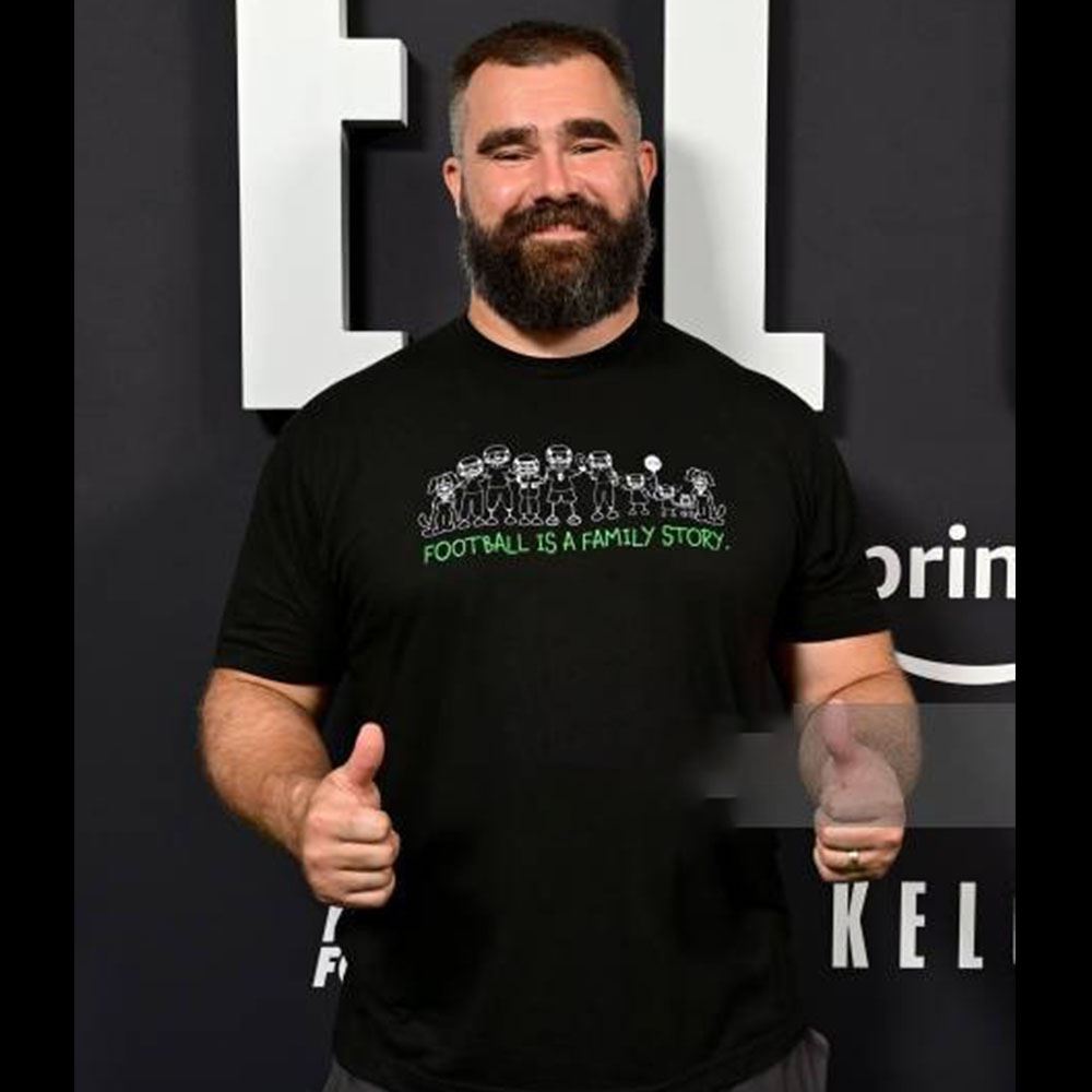 Official Jason Kelce Football Is A Family Story Shirt