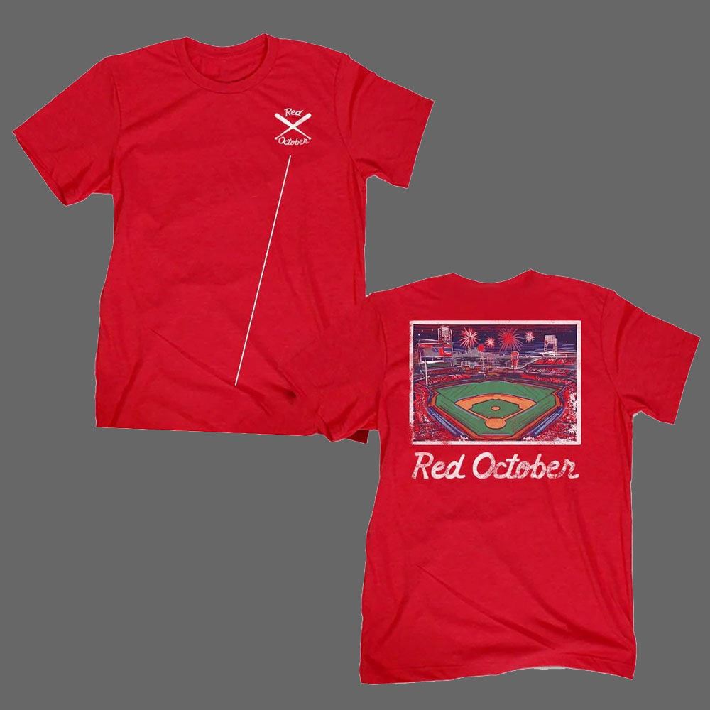 Philadelphia Phillies Red October Stadium 2023 Red Phillies Shirt