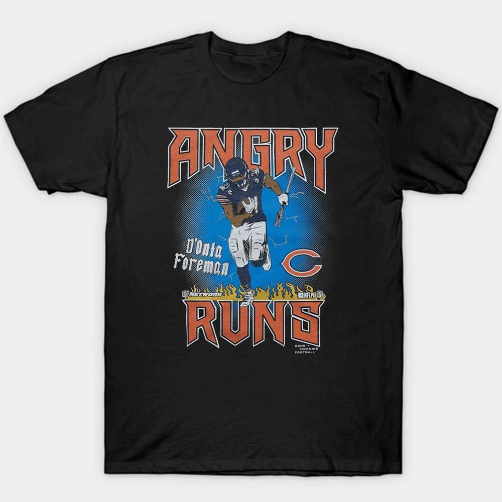 Angry Runs Bears D’onta Foreman Shirt