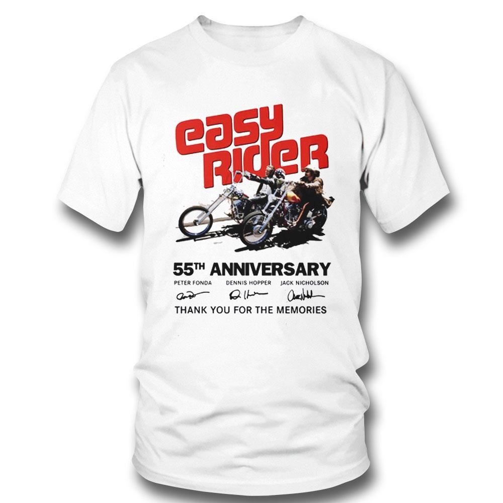 Easy Rider 55th Anniversary Thank You For The Memories Shirt