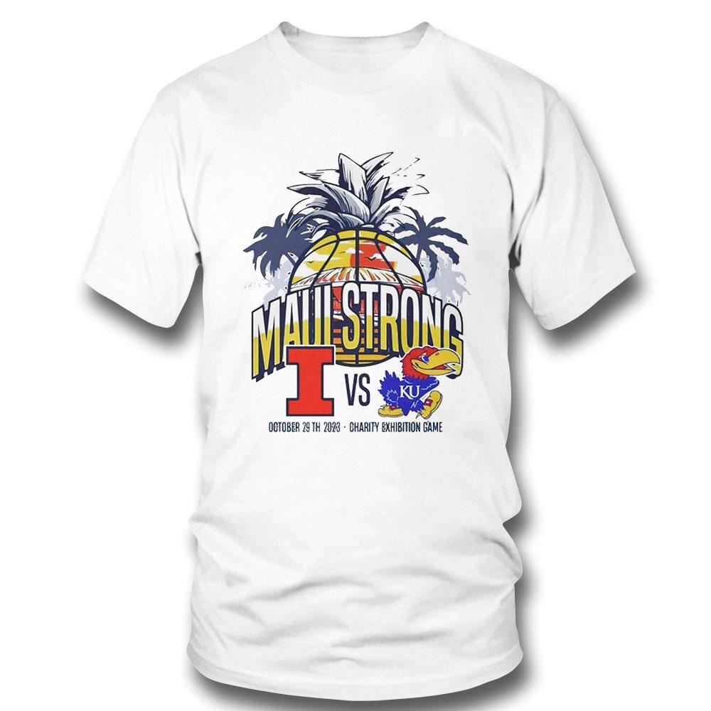 Illinois Fighting Illini Vs Kansas Jayhawks Maui Strong Oct 29th 2023 Shirt