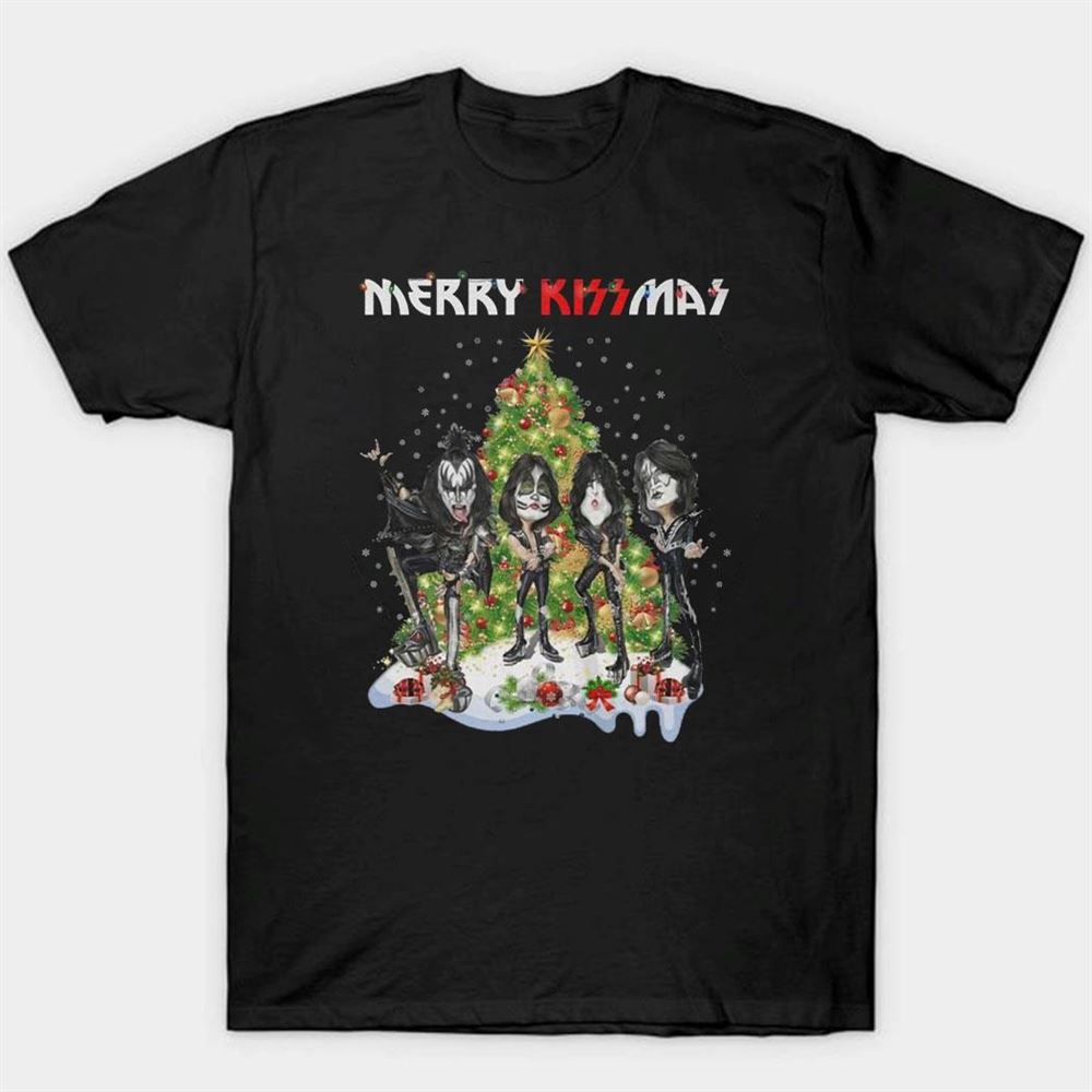 Merry Kissmas Kiss Rock Band T-shirt