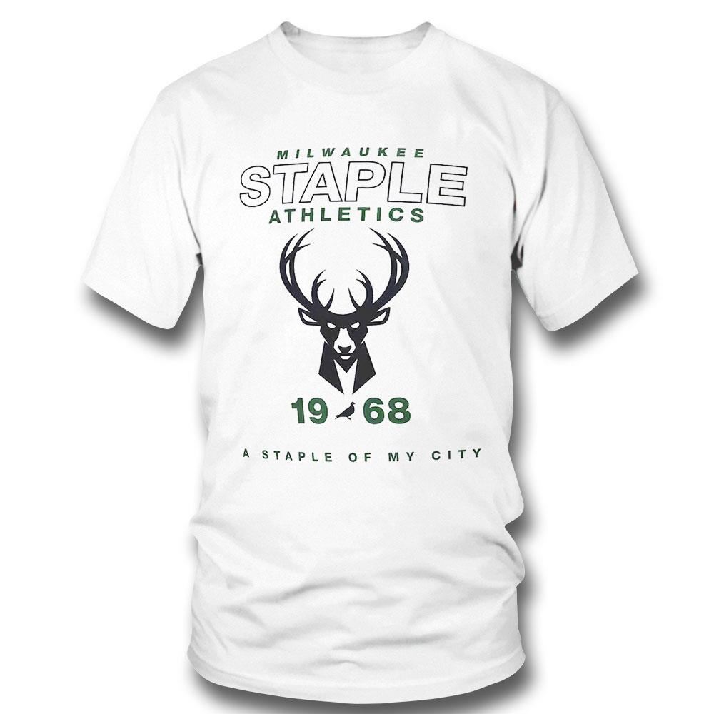 Milwaukee Bucks Nba Staple Home Team T-shirt