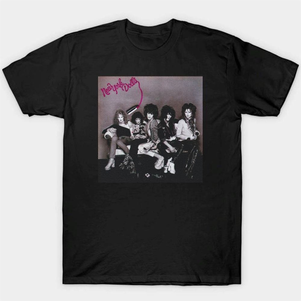 New York Dolls Self Titled Album Track Listing Shirt Ladies Tee
