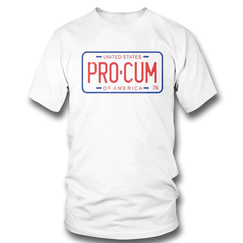 Pro-cum License Plate Shirt