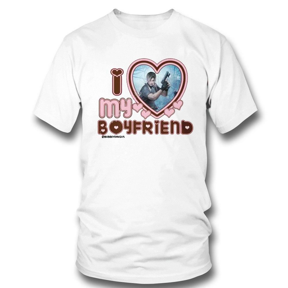 Ranboosaysstuff I Love My Boyfriend Leon Kennedy Tee Shirt