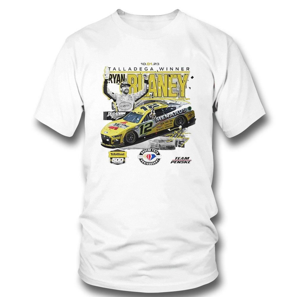 Ryan Blaney 2023 Yellawood 500 Race Winner Shirt